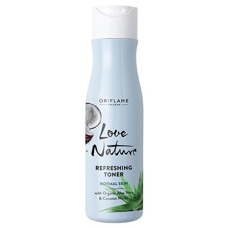 Love Nature Refreshing Toner with Organic Aloe Vera & Coconut Water