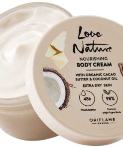 Love Nature Nourishing Body Cream with Organic Cacao Butter & Coconut Oil