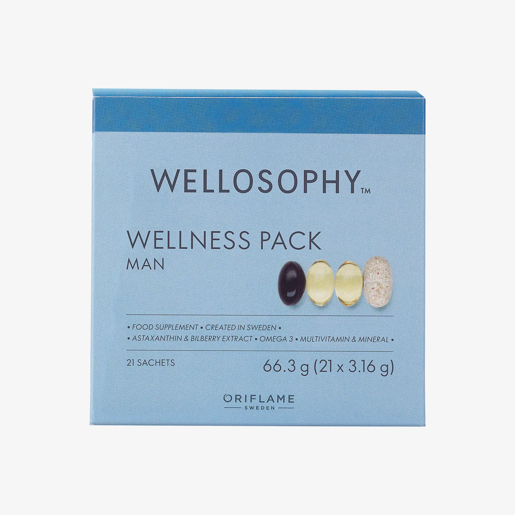 Wellosophy Wellness Pack Man 21 Pcs